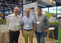 Edwin Hoenderdos of Logiqs and Dennis van Alphen and Arthur Kroon of the Total Energy Group.